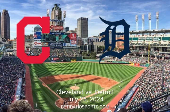 Detroit Tigers vs Cleveland Guardians Matchup Overview on July 25, 2024, at Progressive Field